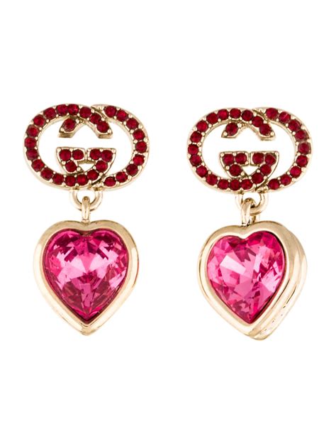 gucci pierced heart earring|Gucci heart earrings beaverbrooks.